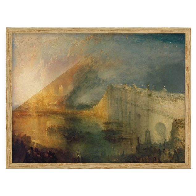 Correnti artistiche William Turner - L'incendio delle case dei Lord e dei Comuni