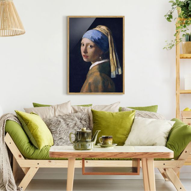 Quadri moderni   Jan Vermeer Van Delft - Ragazza con l'orecchino di perla