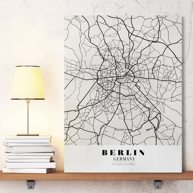 Quadri moderni   Mappa di Berlino - Classica
