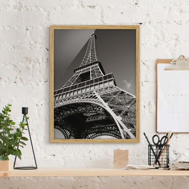 Quadri con cornice architettura e skylines  Torre Eiffel a Parigi