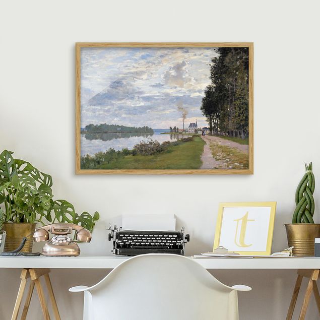 Quadro paesaggio Claude Monet - Il lungomare di Argenteuil