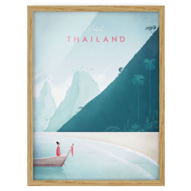 Quadri montagna Poster di viaggio - Thailandia