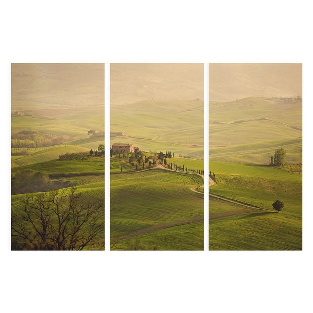 Tele con paesaggi Chianti Toscana