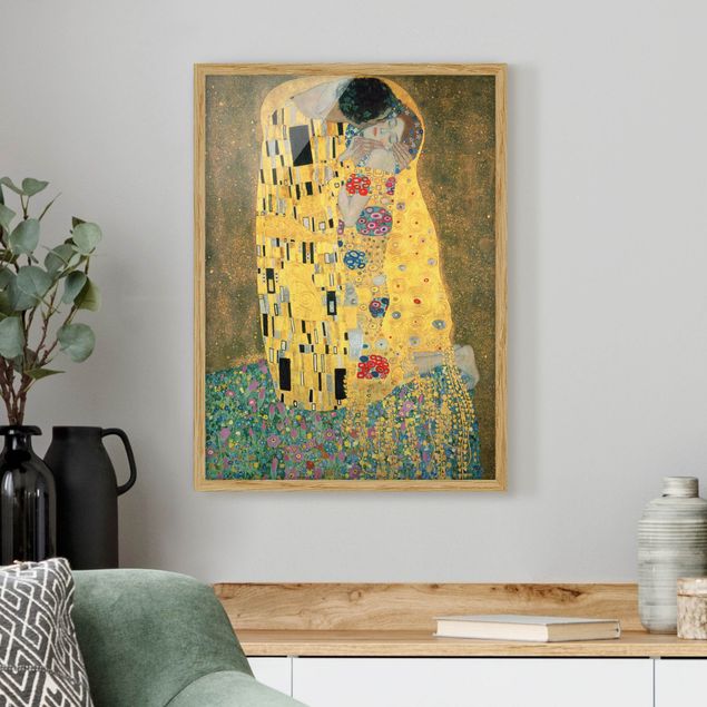 Stile di pittura Gustav Klimt - Il bacio