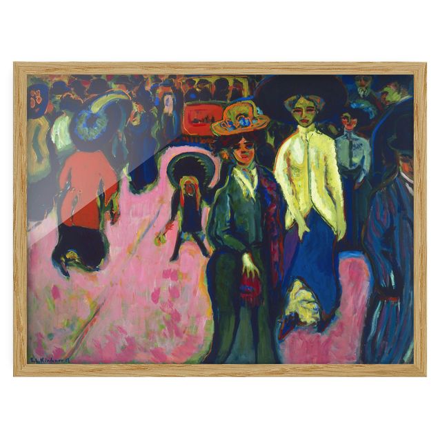 Riproduzioni quadri famosi Ernst Ludwig Kirchner - Strada a Dresda