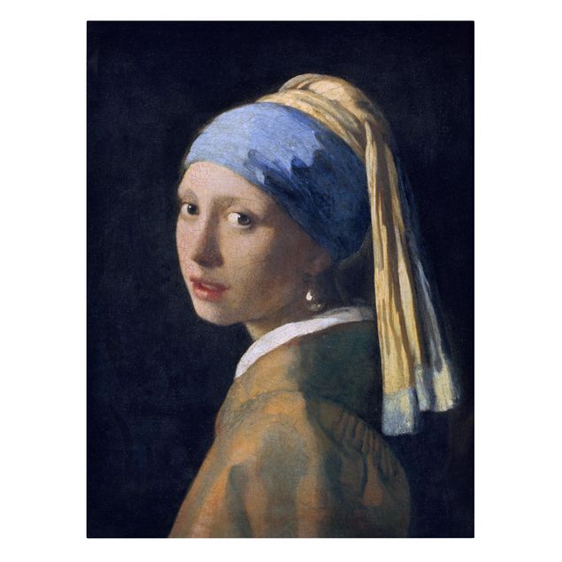 Quadro ritratto Jan Vermeer Van Delft - Ragazza con l'orecchino di perla