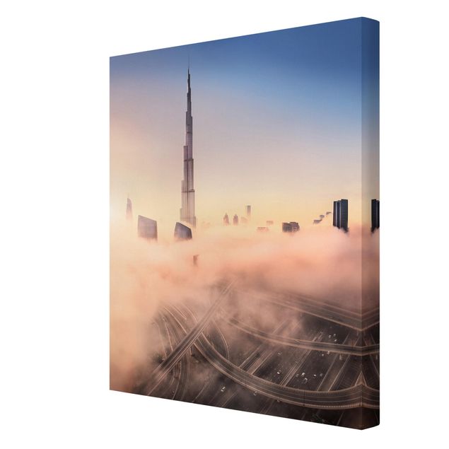 Stampa su tela città Skyline di celeste di Dubai