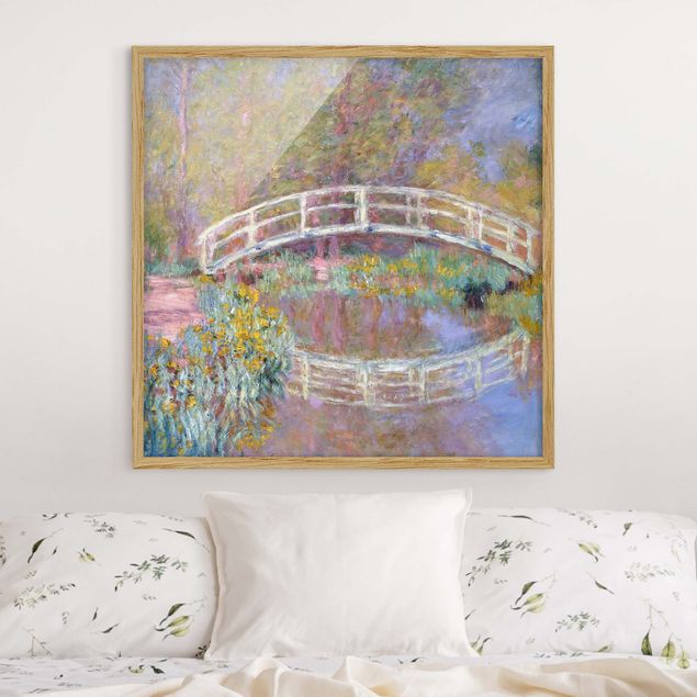 Quadri con paesaggio Claude Monet - Ponte del giardino di Monet