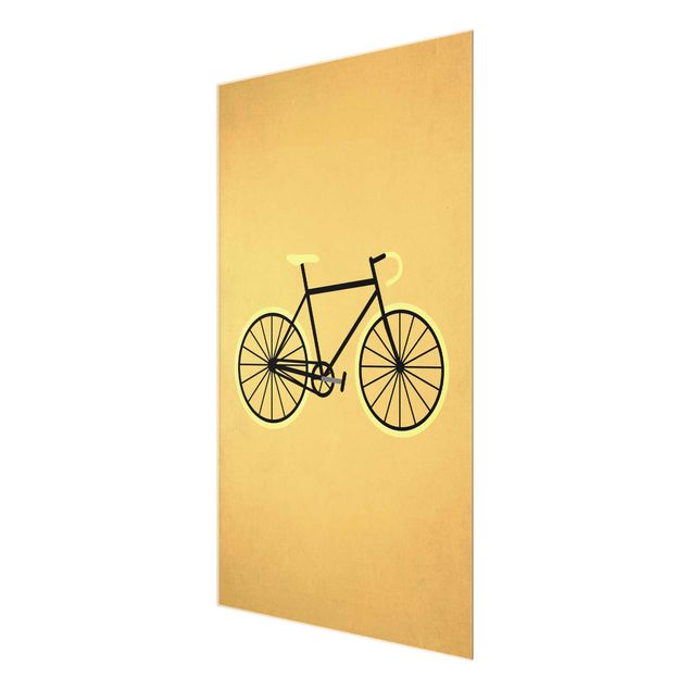 Stampe Bicicletta in giallo