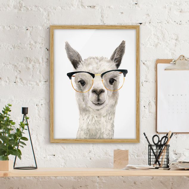 Decorazioni cameretta Hip Lama con occhiali I