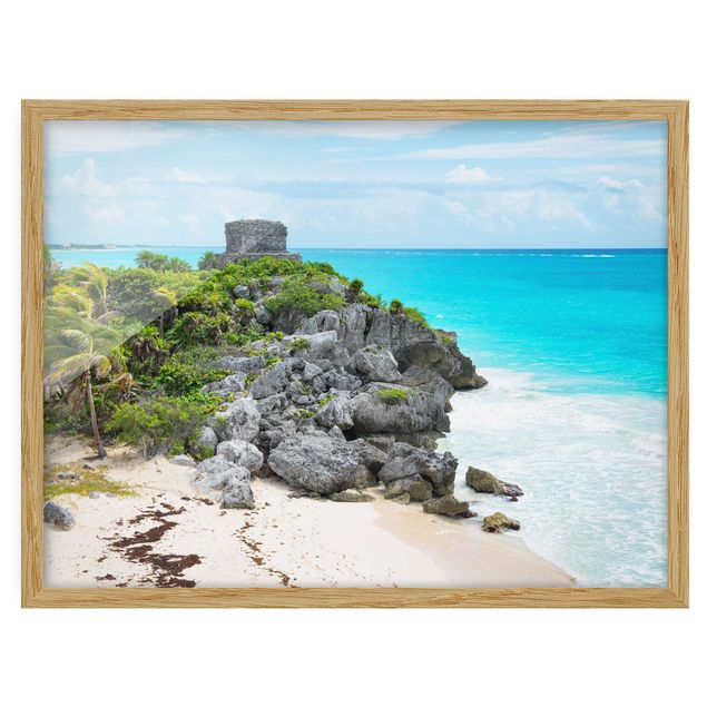 Quadri spiaggia Costa caraibica, rovine di Tulum