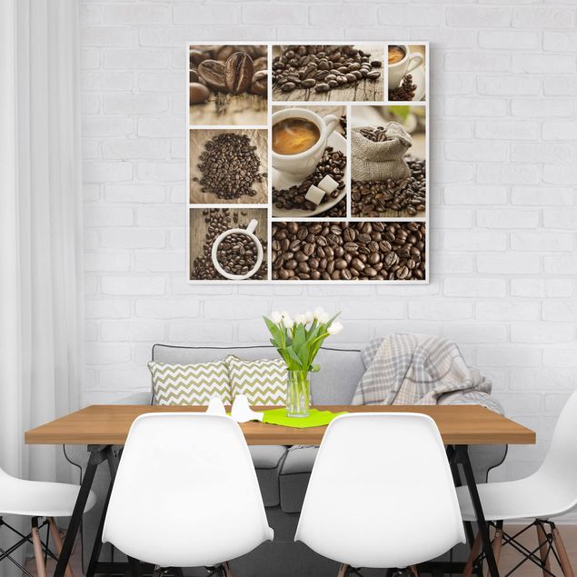 Quadri moderni   Collage di caffè