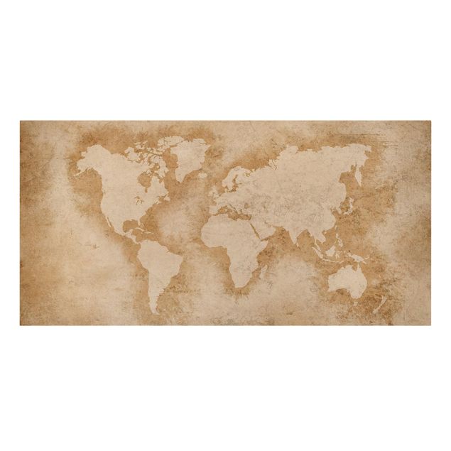 Stampe su tela Mappa del mondo antico