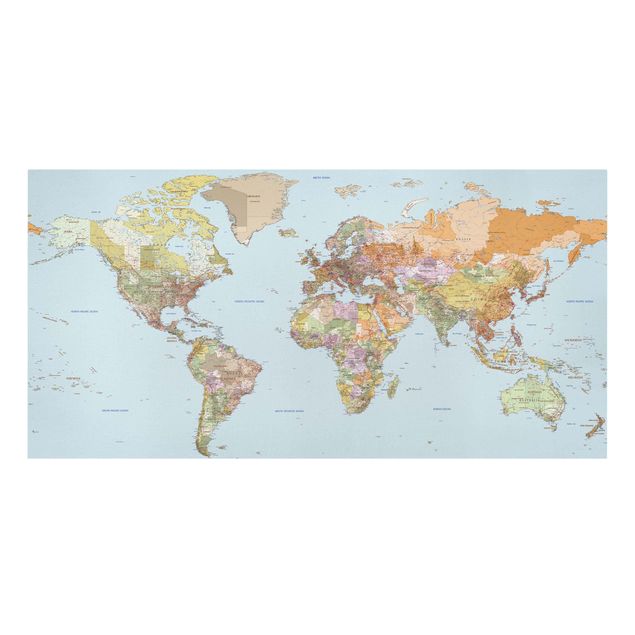 Stampe Mappa politica del mondo