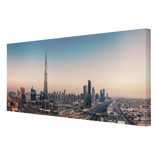 Quadri su tela con architettura e skylines Abendstimmung a Dubai