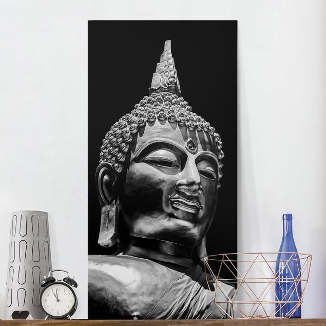 Quadri moderni per arredamento Volto di statua di Buddha