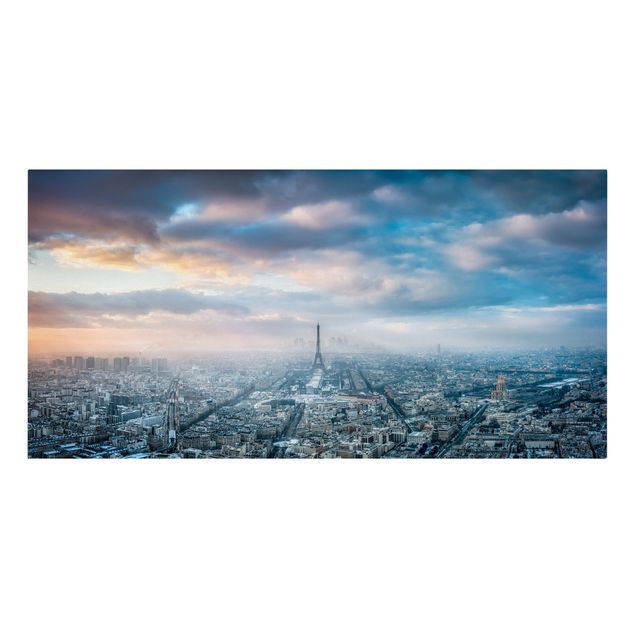 Stampa su tela città Inverno a Parigi