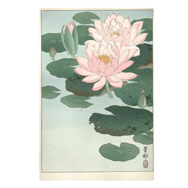 Quadri fiori Ohara Shôson - Ninfee