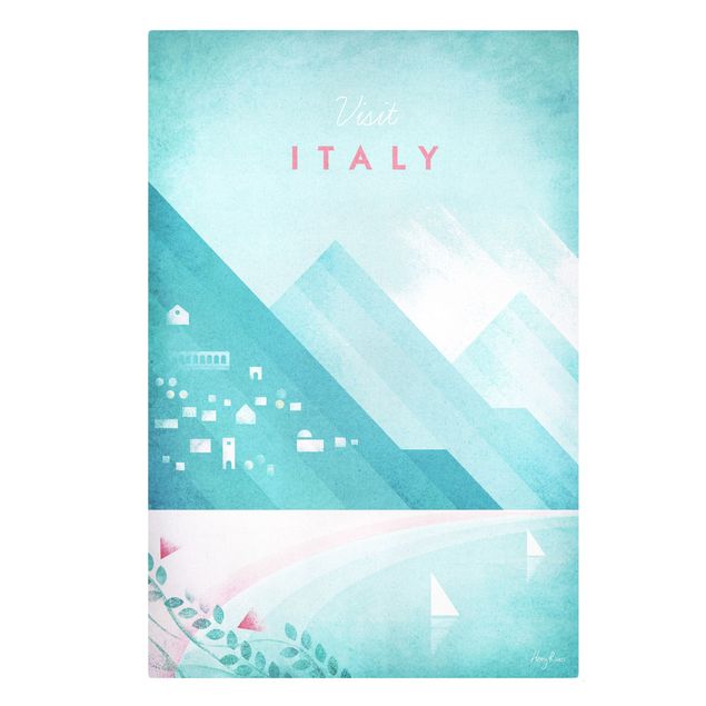 Quadro paesaggio Poster di viaggio - Italia