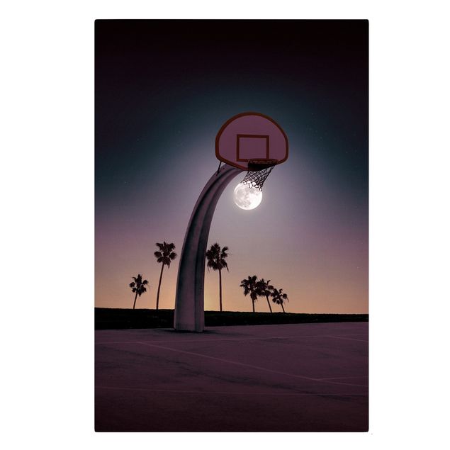 Quadri Jonas Loose Pallone da basket con luna