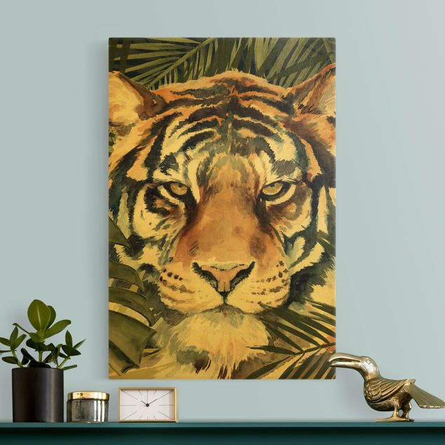 Quadro con tigre Tigre nella giungla