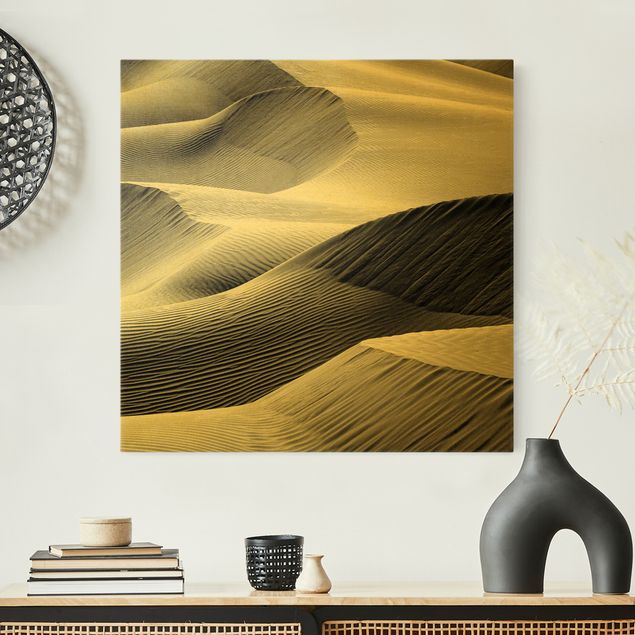 Quadri moderni per arredamento Motivo di onda nella sabbia del deserto