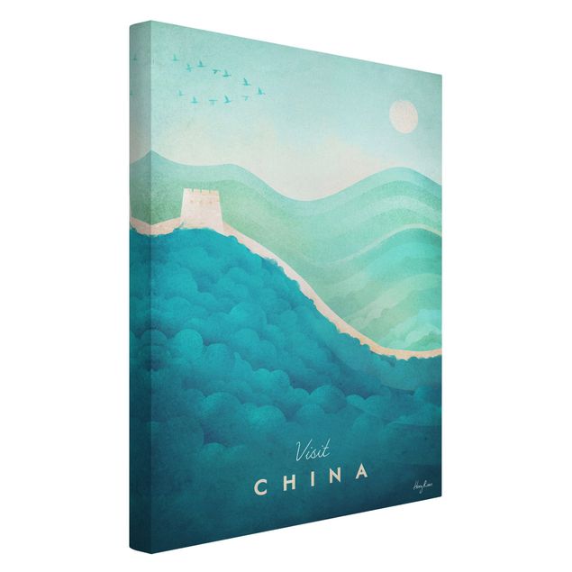 Quadri skyline  Poster di viaggio - Cina
