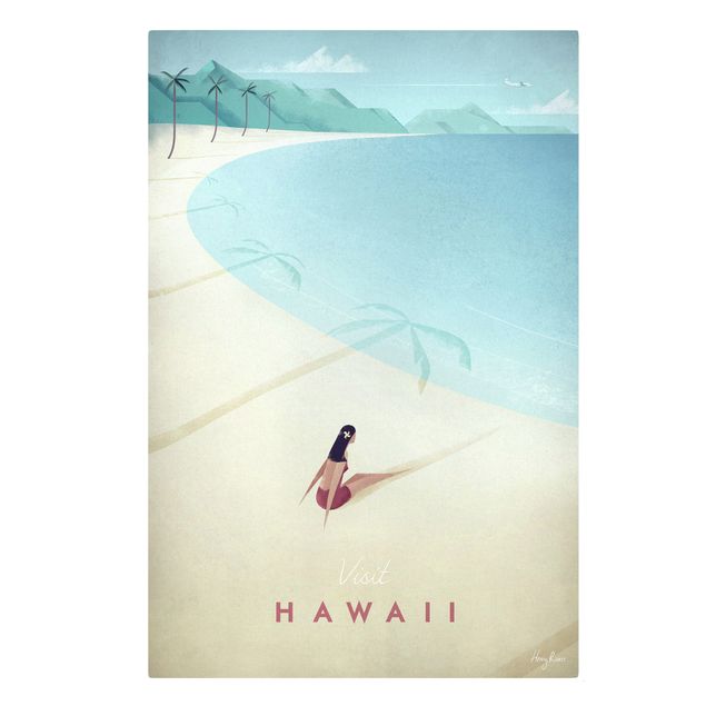 Quadro montagna Poster di viaggio - Hawaii