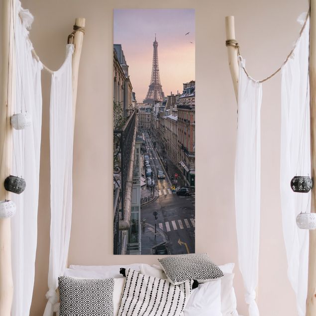 Quadro Parigi La Torre Eiffel al tramonto