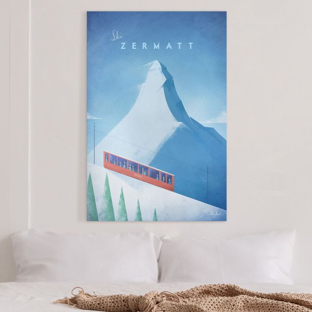 Quadri Svizzera Poster di viaggio - Zermatt