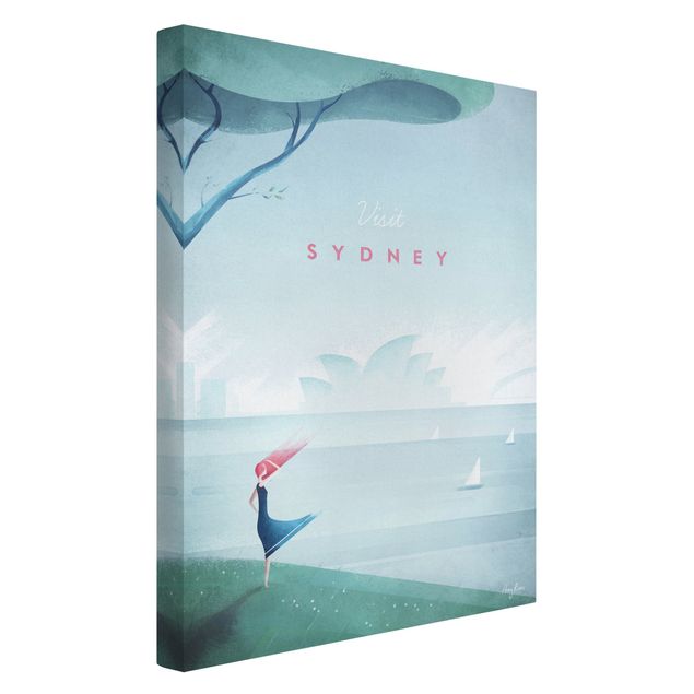 Quadri su tela Australia Poster di viaggio - Sidney