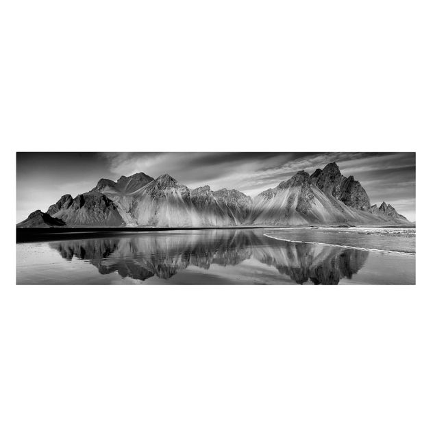 Quadro montagna Vesturhorn in Islanda