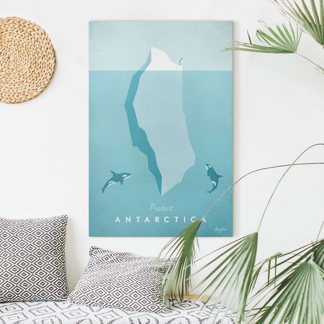 Quadri su tela con pesci Poster di viaggio - Antartide