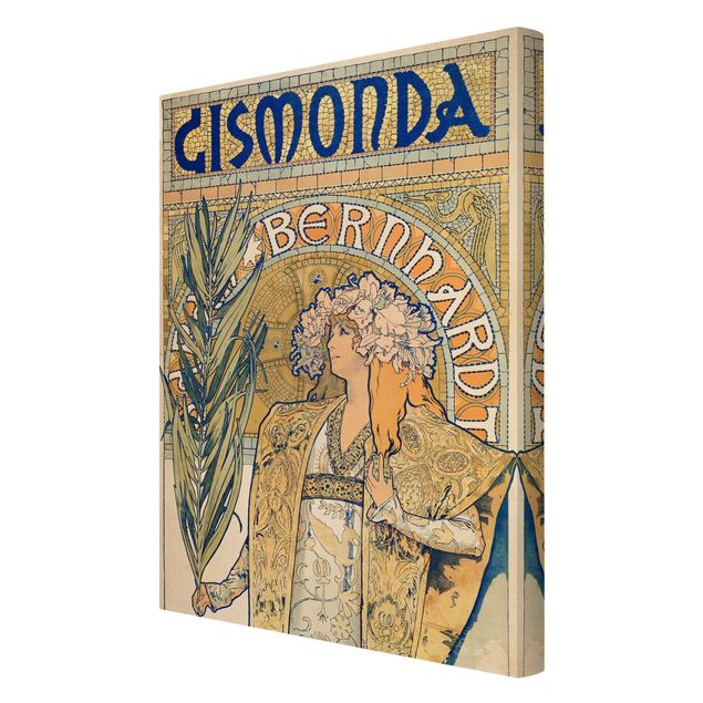 Riproduzioni quadri Alfons Mucha - Manifesto per l'opera teatrale Gismonda