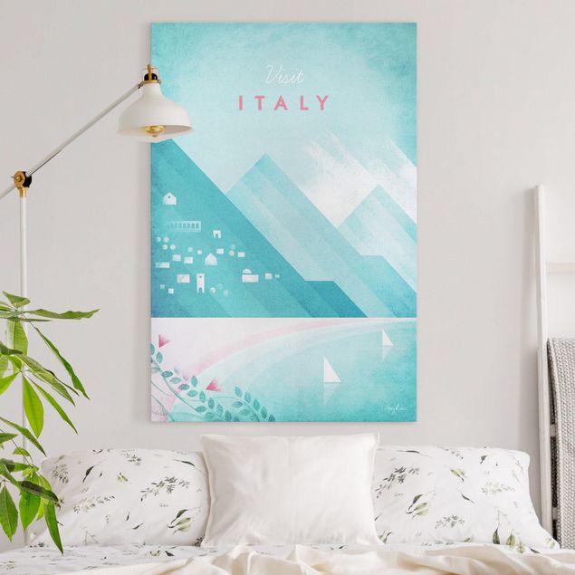 Quadri montagna Poster di viaggio - Italia