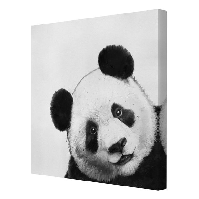 Quadri Laura Graves Art Illustrazione - Panda Disegno in bianco e nero