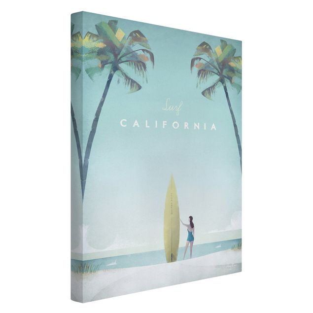 Quadri con paesaggio Poster di viaggio - California