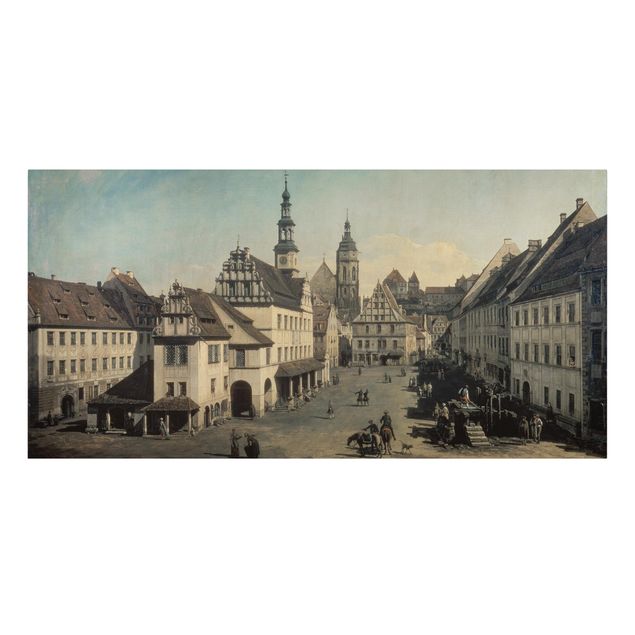 Correnti artistiche Bernardo Bellotto - La piazza del mercato di Pirna