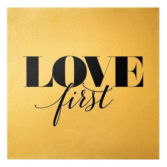Stampe su tela Love First