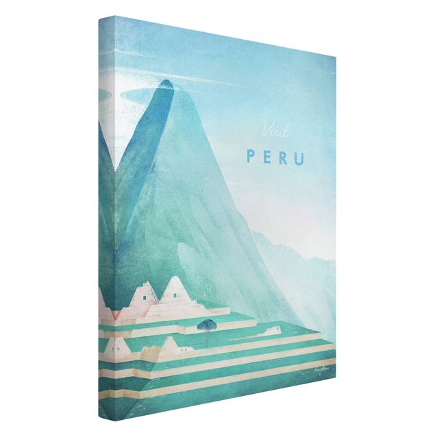 Quadro montagna Poster di viaggio - Perù