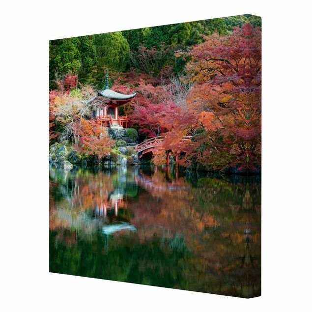 Stampe Il tempio Daigo Ji in autunno