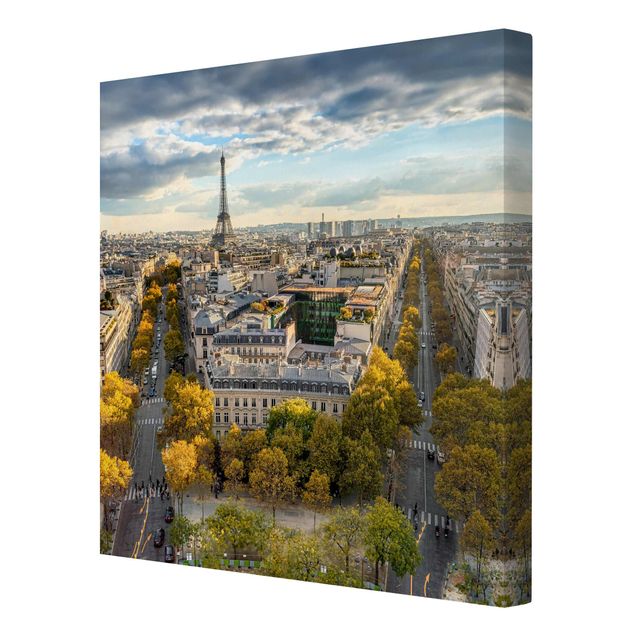 Quadri skyline  Bella giornata a Parigi