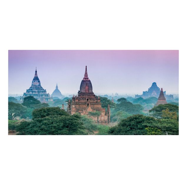 Quadri natura Terreno del tempio a Bagan