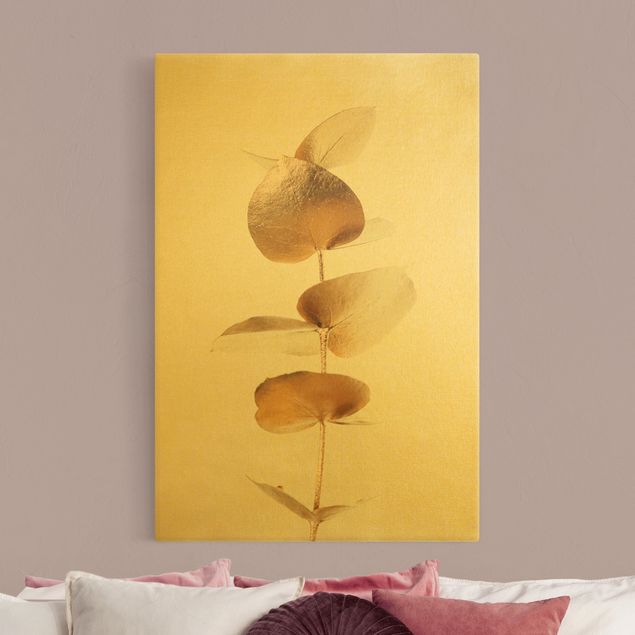 Quadri di fiori Ramo di eucalipto dorato