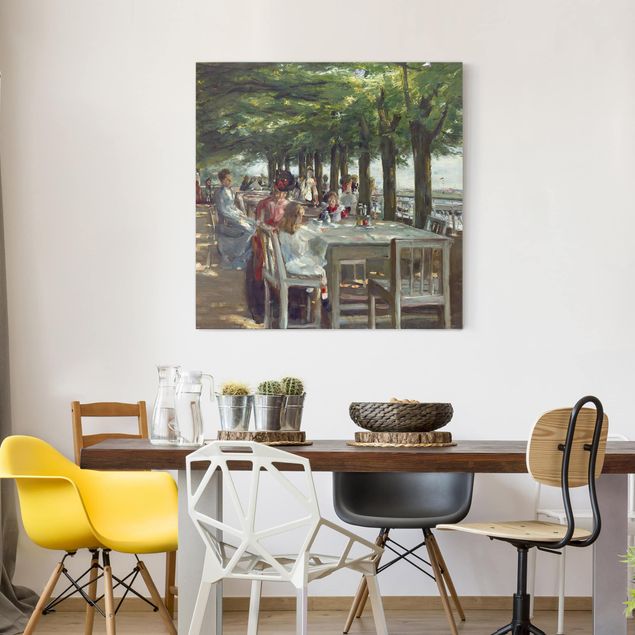 Quadri con paesaggio Max Liebermann - La terrazza del ristorante Jacob