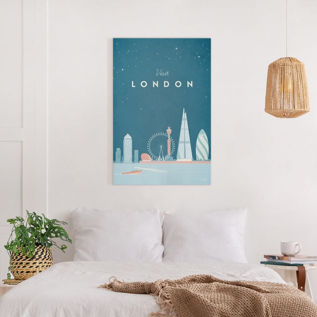 Stampe su tela Londra Poster di viaggio - Londra