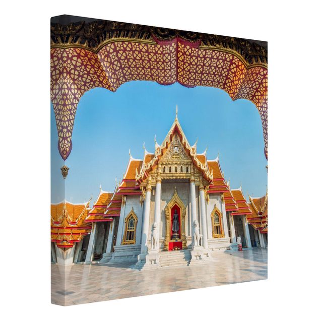 Quadri su tela con architettura e skylines Tempio a Bangkok