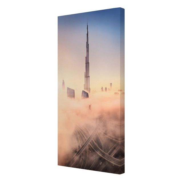 Stampe su tela città Skyline di celeste di Dubai