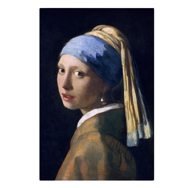Quadro ritratto Jan Vermeer Van Delft - Ragazza con l'orecchino di perla