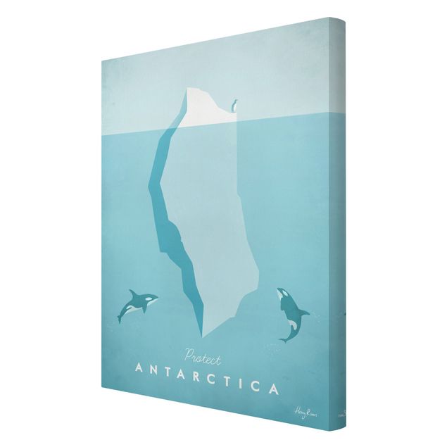 Quadro spiaggia Poster di viaggio - Antartide